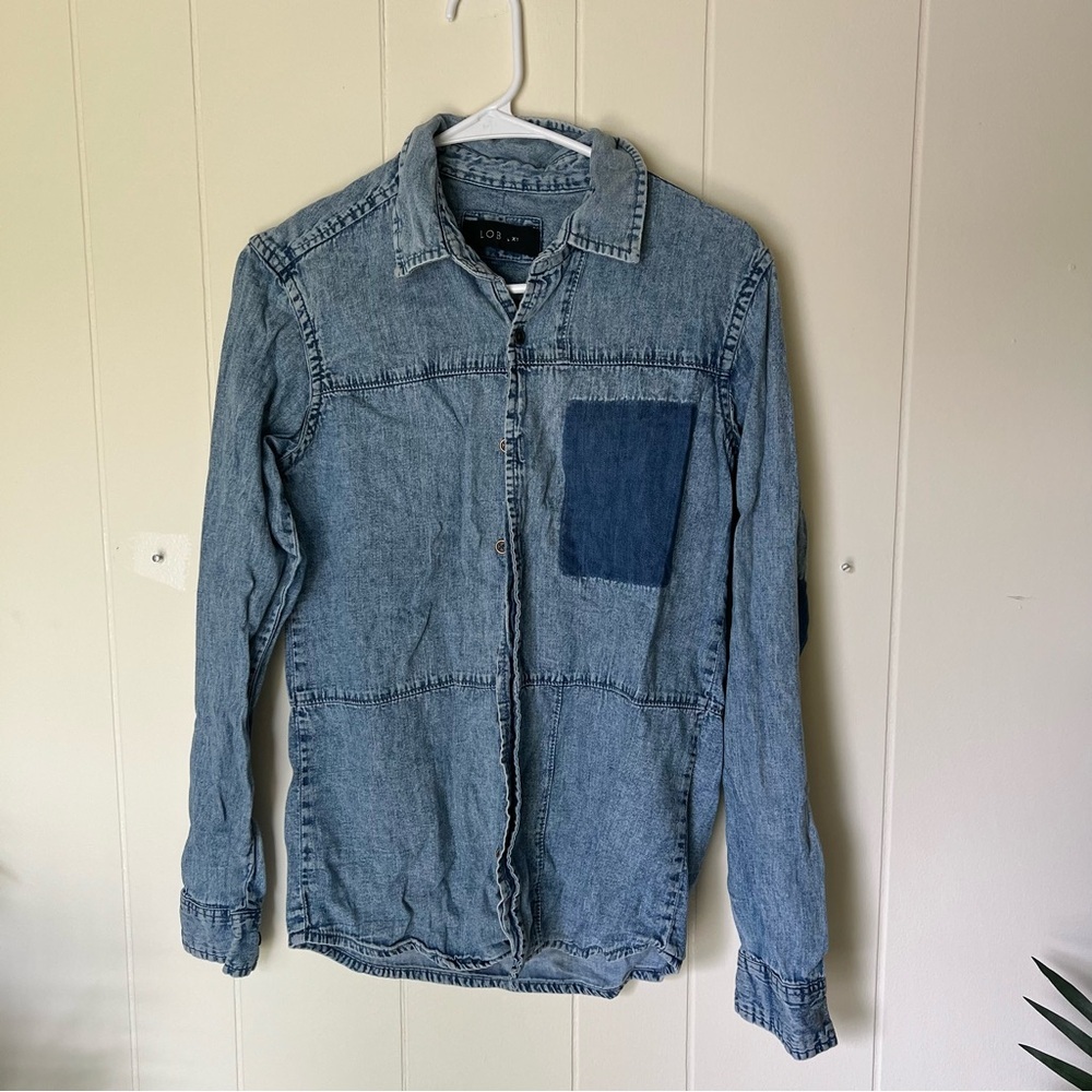LOB Denim Shirt Jacket with Pocket